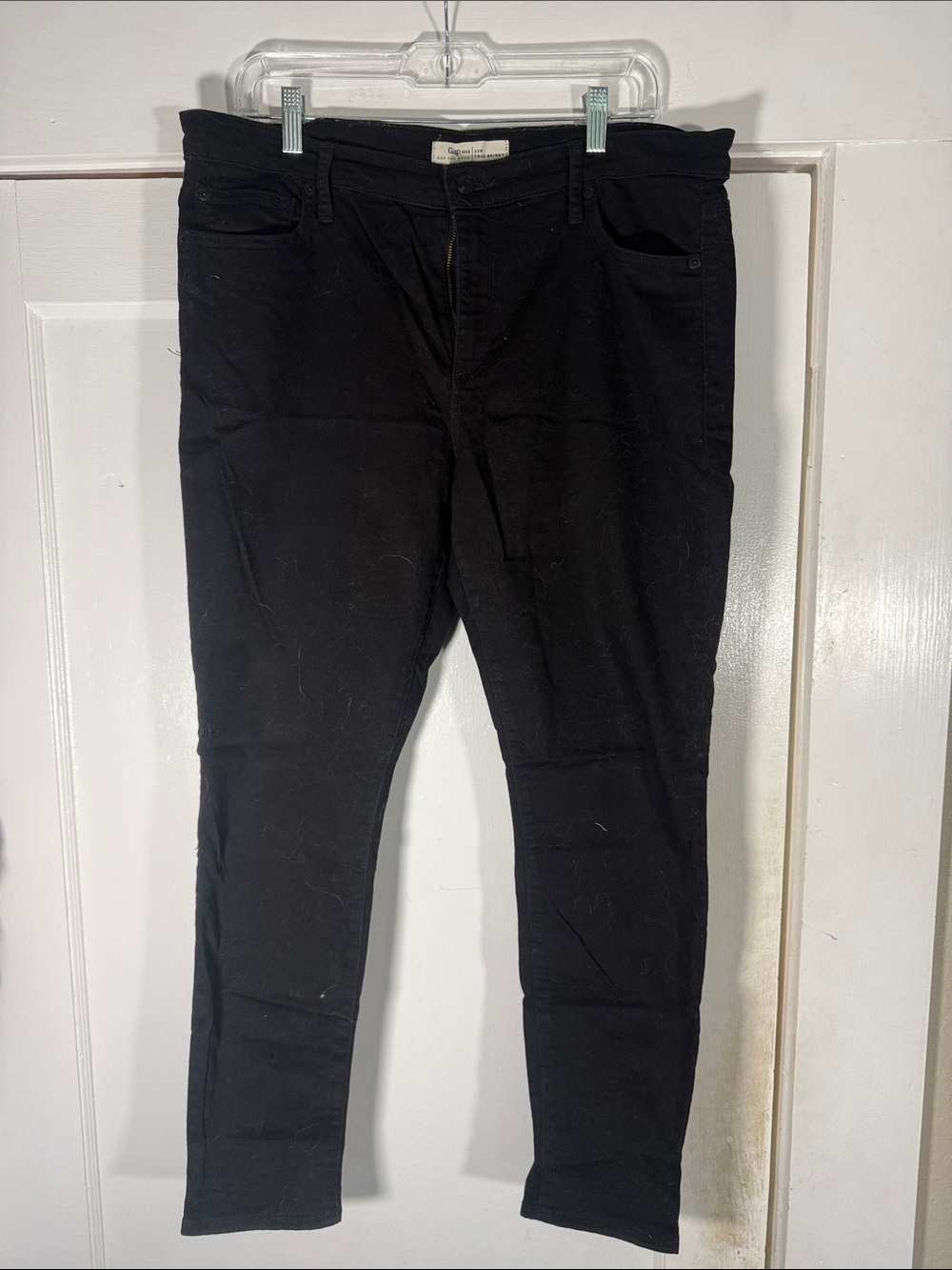Gap True Skinny Black Slim Straight Pants - 33R